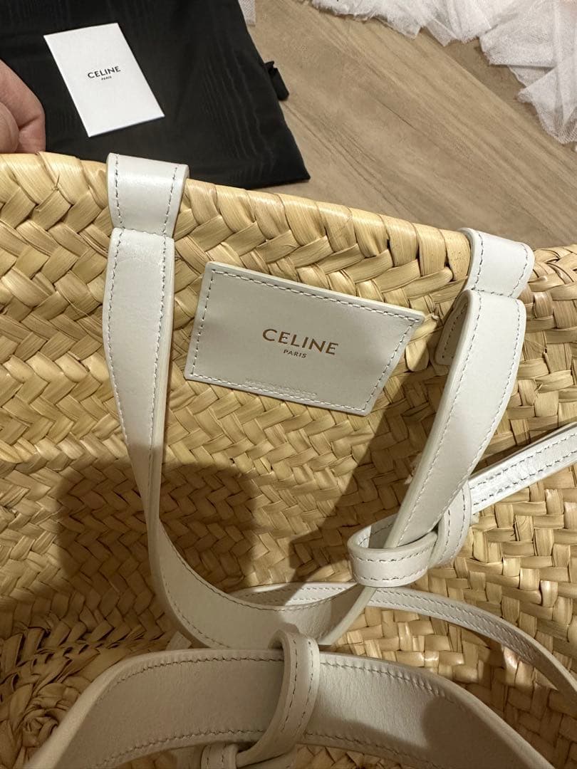 CELINE セリーヌティーントリオンフ クラシック パニエ　かごバッグ