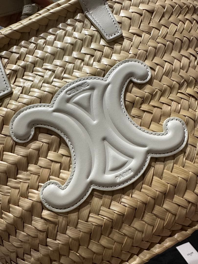 CELINE セリーヌティーントリオンフ クラシック パニエ　かごバッグ