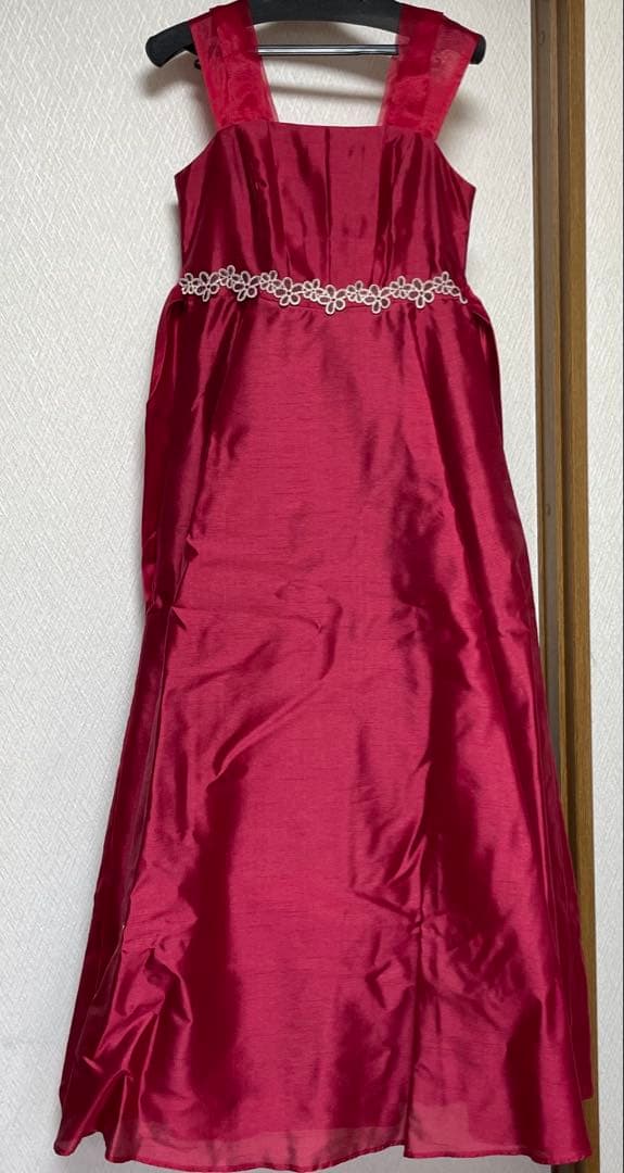 “ゆめりすと”160センチ用サテン風スリーブレスドレス