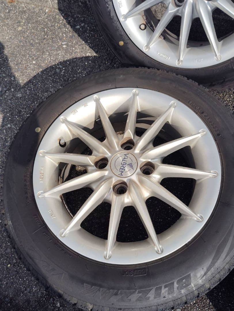 ②VALBREM 14インチ スタッドレス４本セット(２本価格)①②セット品