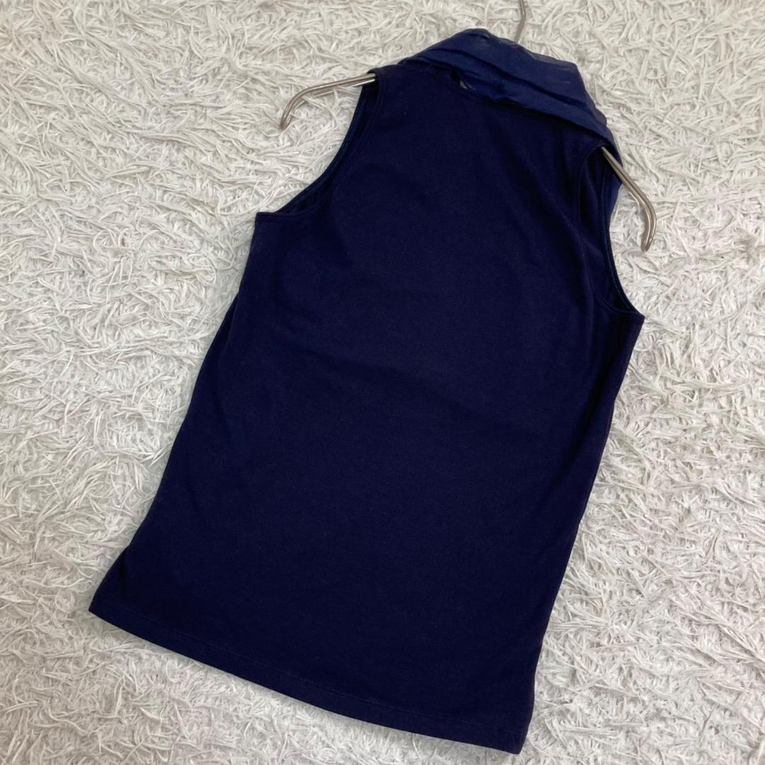 17462✨ブルネロクチネリ シフォン デザイン ドッキング チュニック M