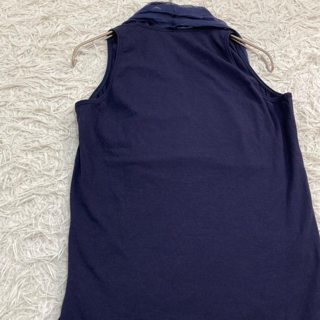 17462✨ブルネロクチネリ シフォン デザイン ドッキング チュニック M