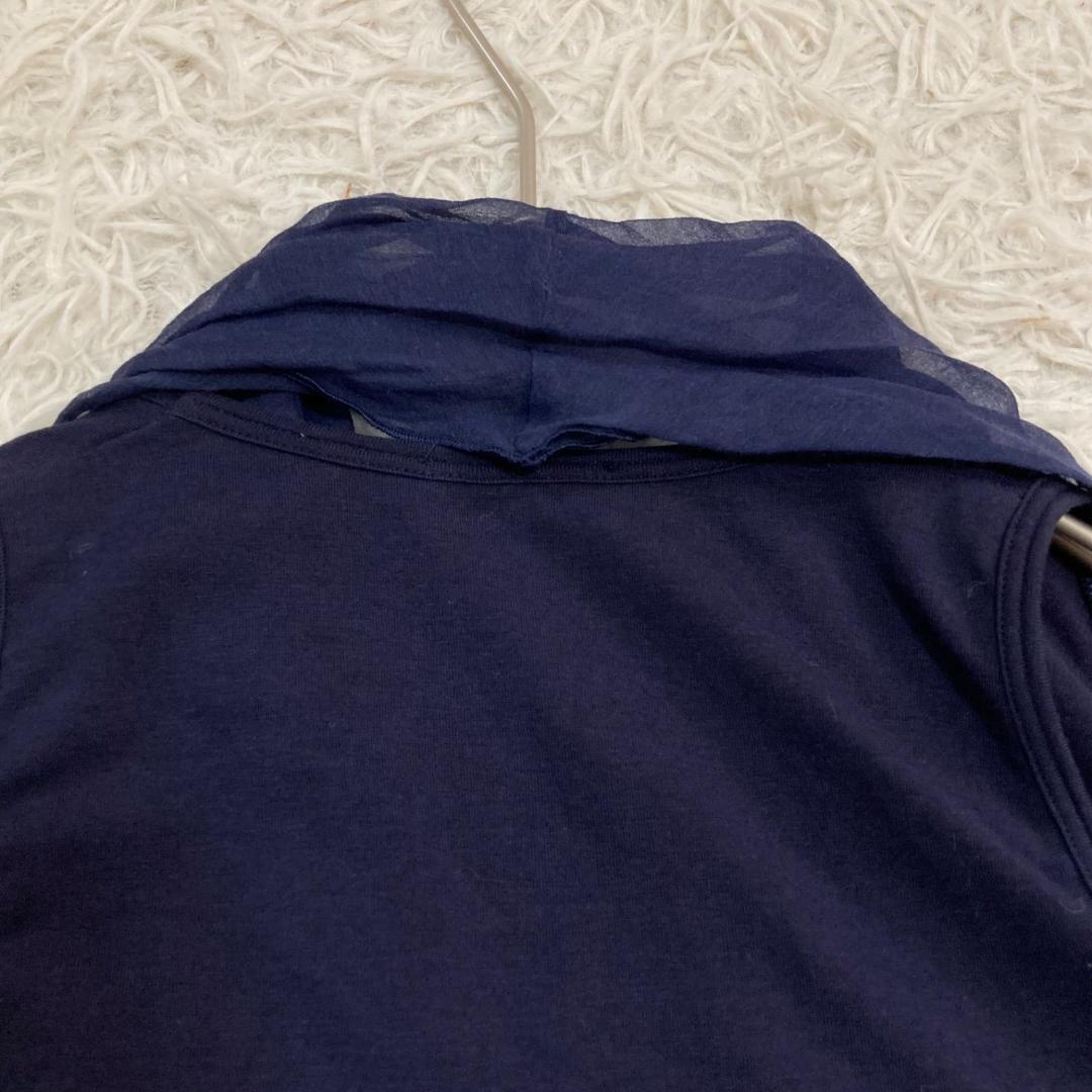 17462✨ブルネロクチネリ シフォン デザイン ドッキング チュニック M