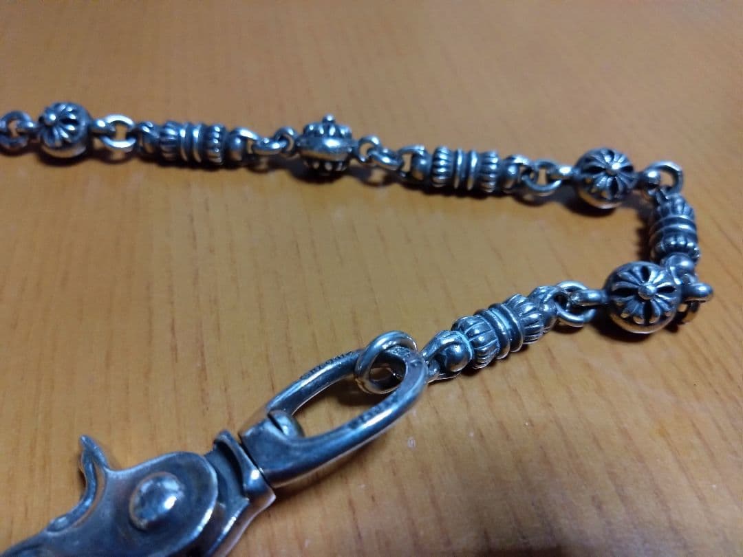 バレル＆クロスボールリンクウォレットチェーン