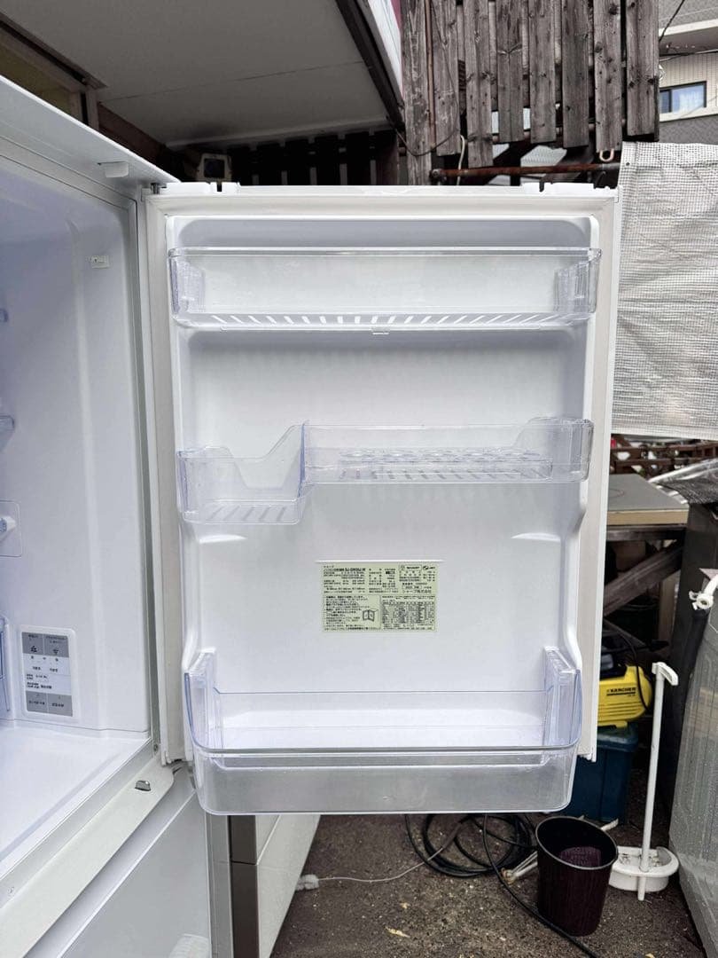 SHARP ノンフロン冷凍冷蔵庫 350L SJ-GW35J-W　2023年製