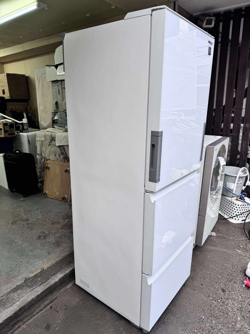 SHARP ノンフロン冷凍冷蔵庫 350L SJ-GW35J-W　2023年製
