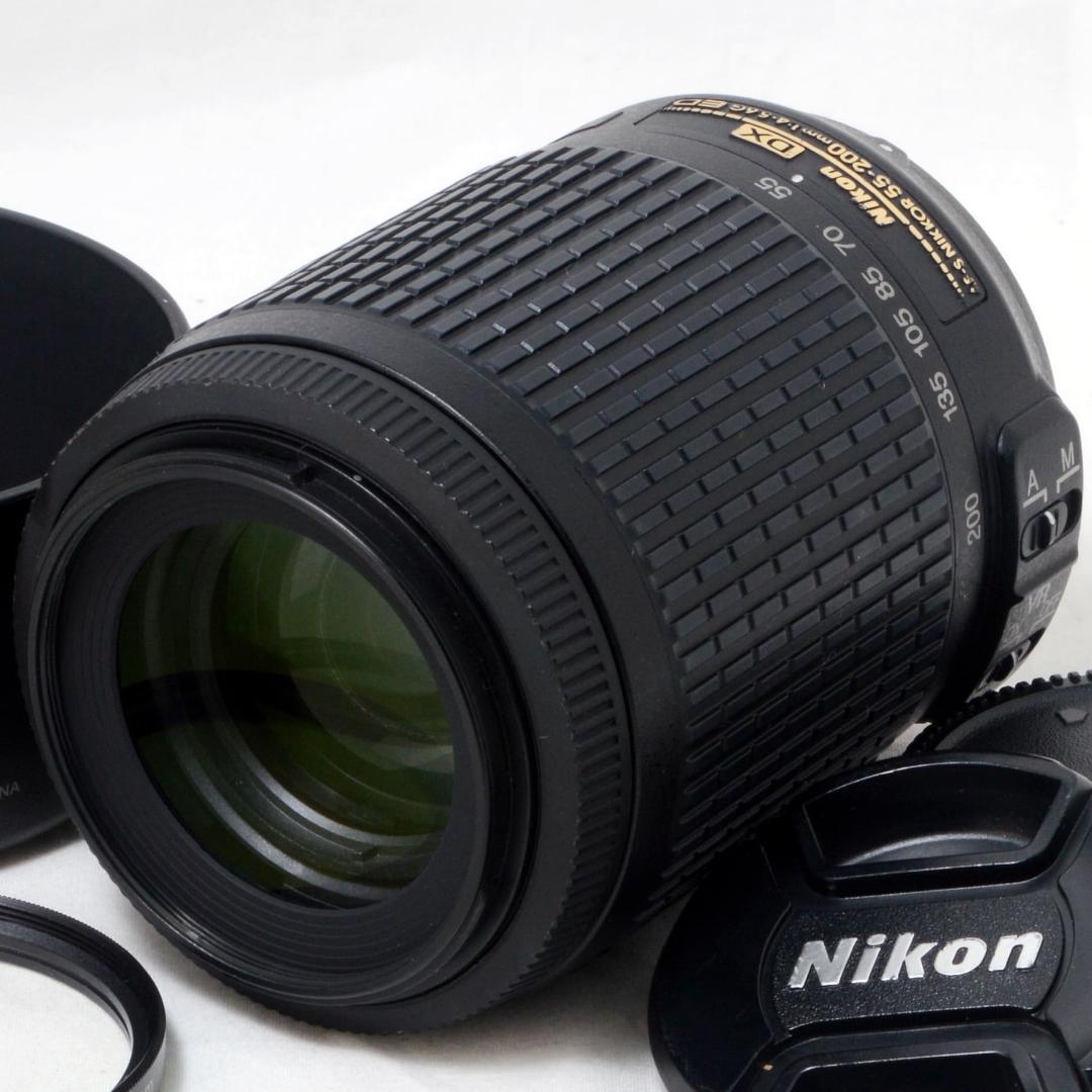 ⭐️良品⭐️Nikon ニコン AF-S 55-200mm VR★付属品多数★