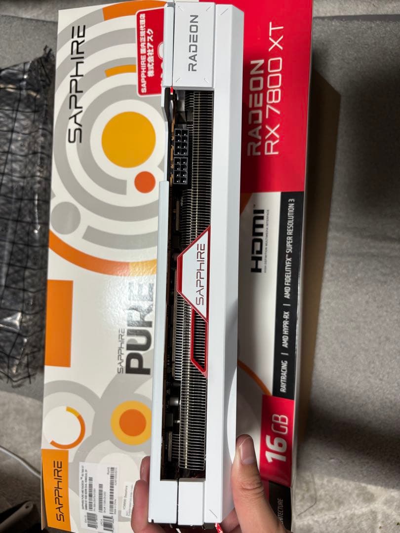 グラフィックボード・グラボ・ビデオカード SAPPHIRE PURE RX7800xt 16GB OC