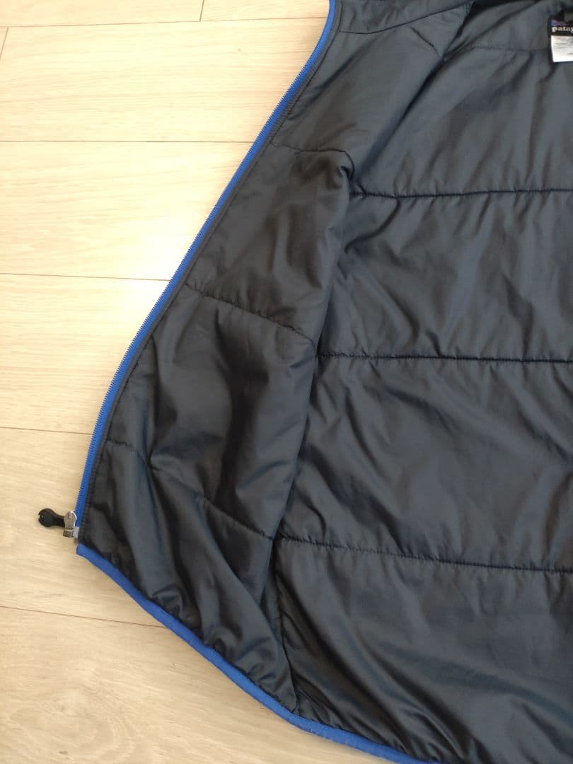 【美中古】パタゴニア　パフボール　ベスト　ブルー　メンズS