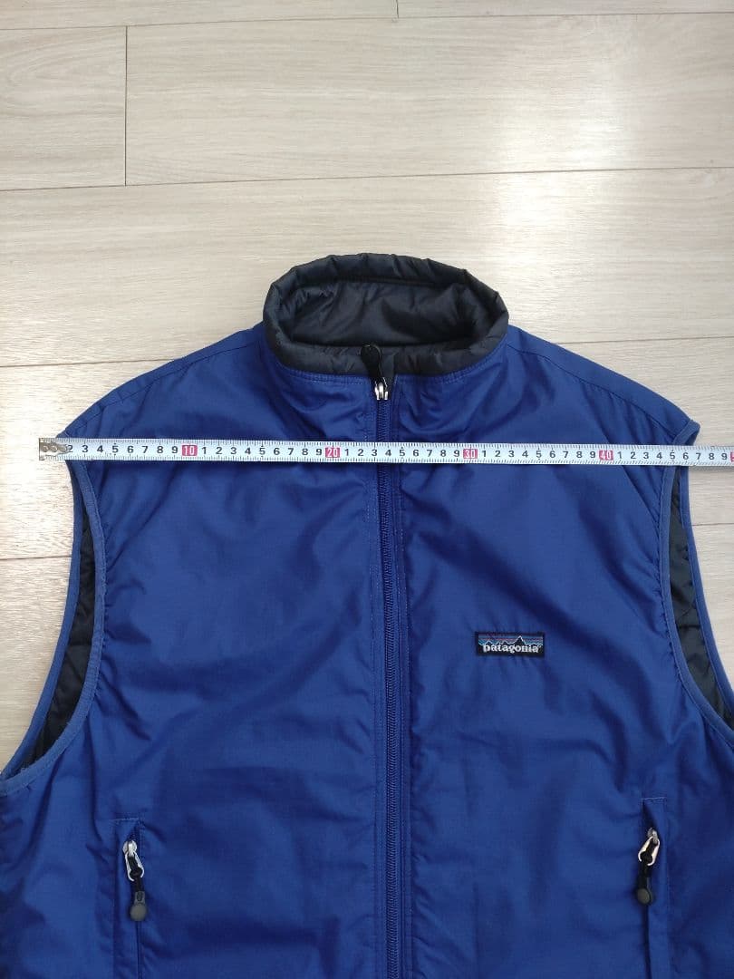 【美中古】パタゴニア　パフボール　ベスト　ブルー　メンズS