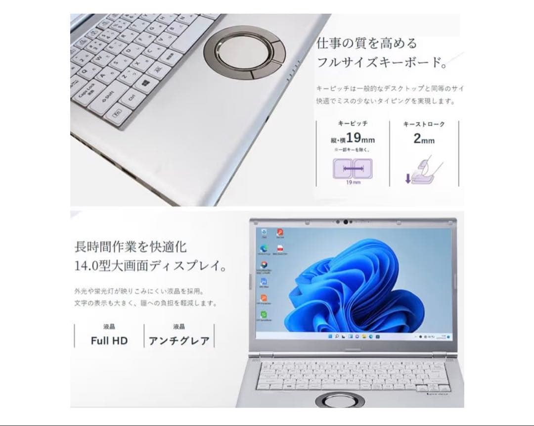 Core i7 14インチノートPC SSD512GB