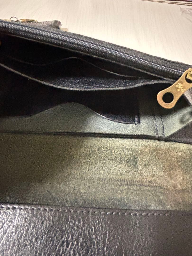 廃盤 IL BISONTEトラッカーウォレット チェーン付き イタリア製