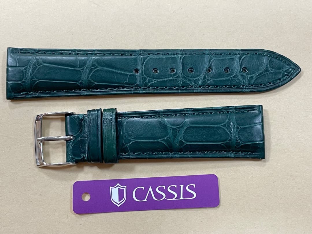 20ミリ ダークグリーン 時計バンド CASSIS ADONARA C