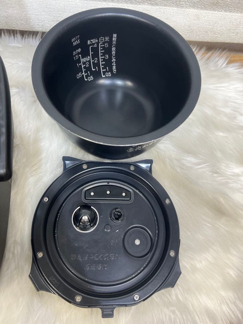 象印 圧力IH 炊飯器 炎舞炊き NW-PS10 ブラック 5.5合炊き 美品