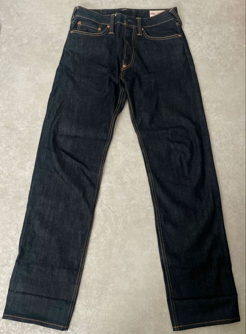 EVISU エヴィス lot2000 28×34 白大黒　(箱＋袋付き)