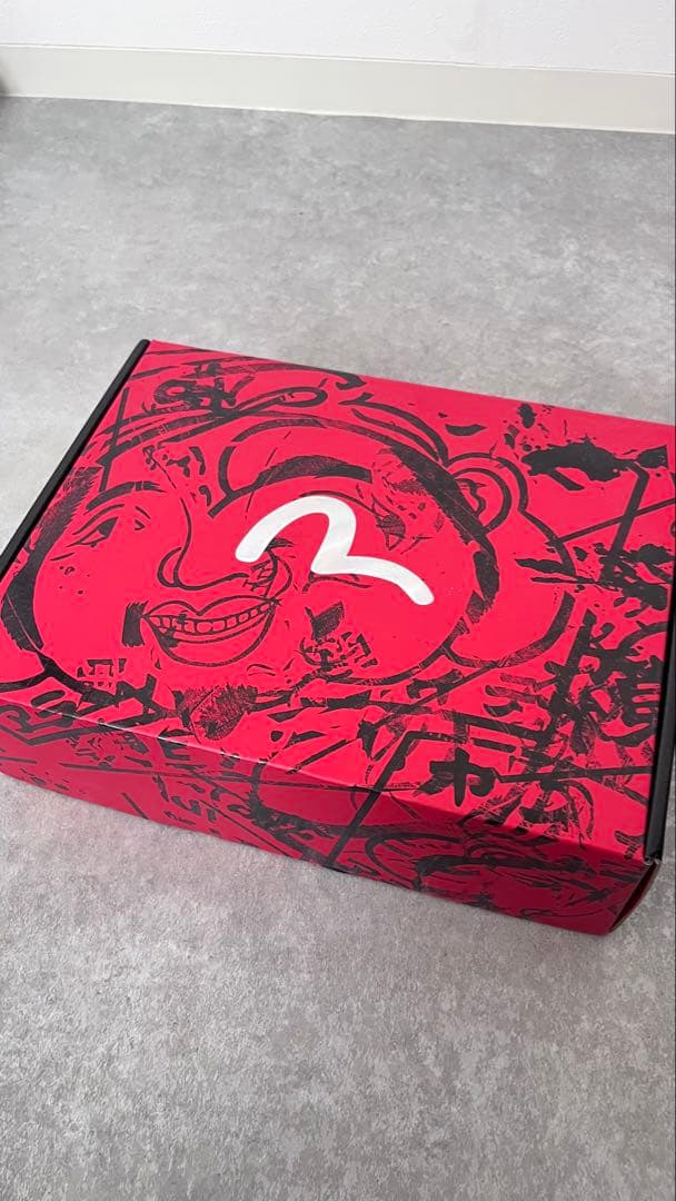 EVISU エヴィス lot2000 28×34 白大黒　(箱＋袋付き)