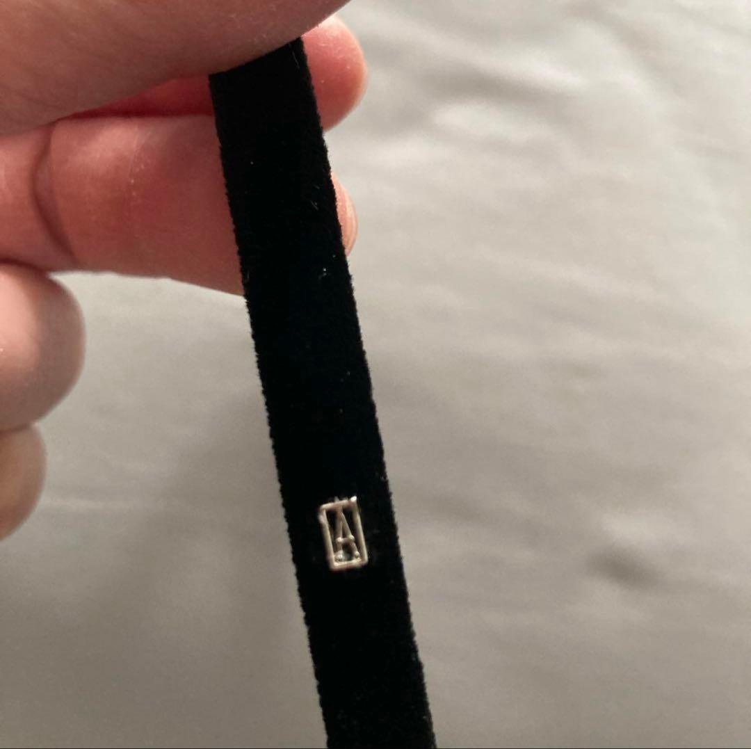 【美品】ALEXANDRE DE PARIS ベロアカチューシャ