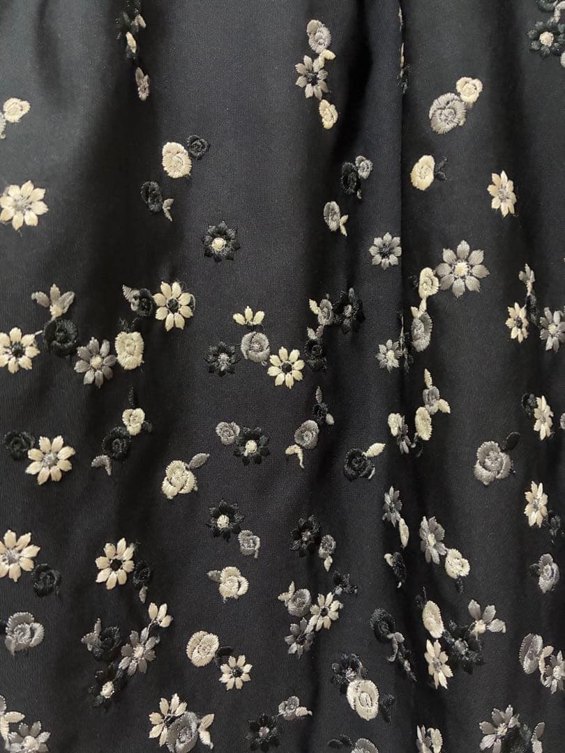 M'S GRACY エムズグレイシー フラワー刺繍 ワンピース リボン 42