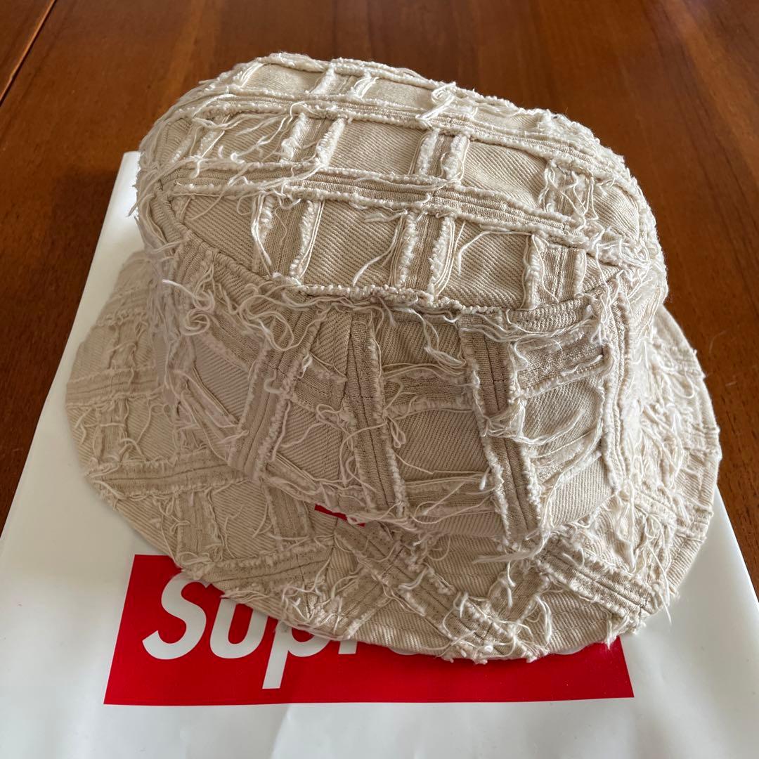 帽子 Supreme - Frayed Patchwork Denim Crusher