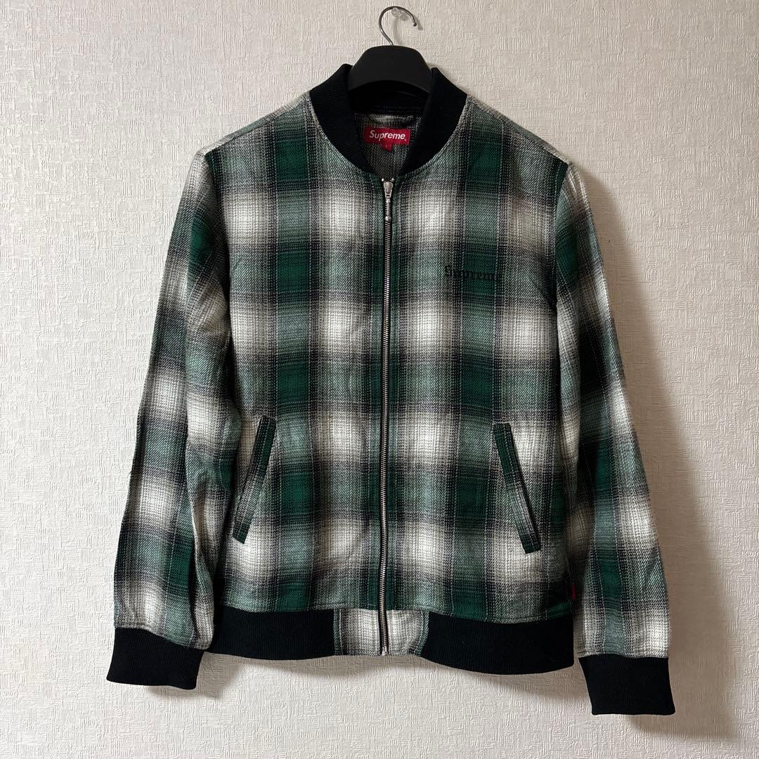 最終値下げ‼️Supreme Shadow Plaid Bomber Jacket