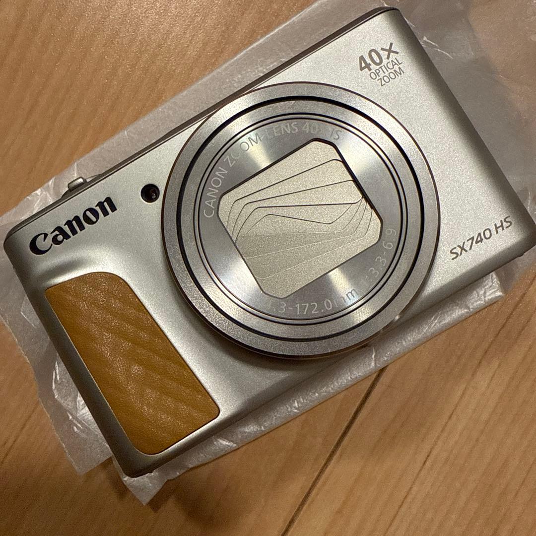 Canon PowerShot SX740 HS シルバー 展示品 SDカード付