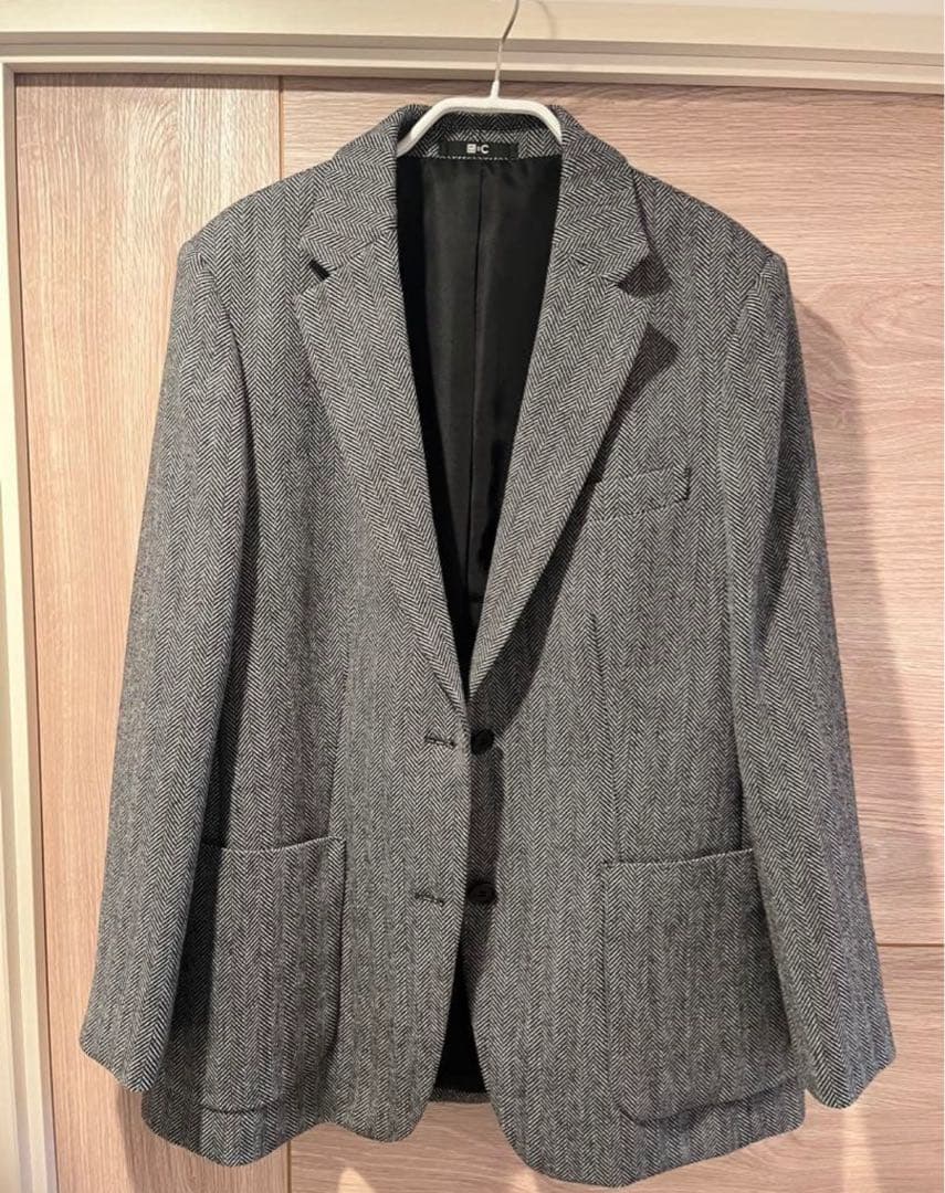 UNIQLO C ツイードオーバーサイズジャケット Sサイズ　美品