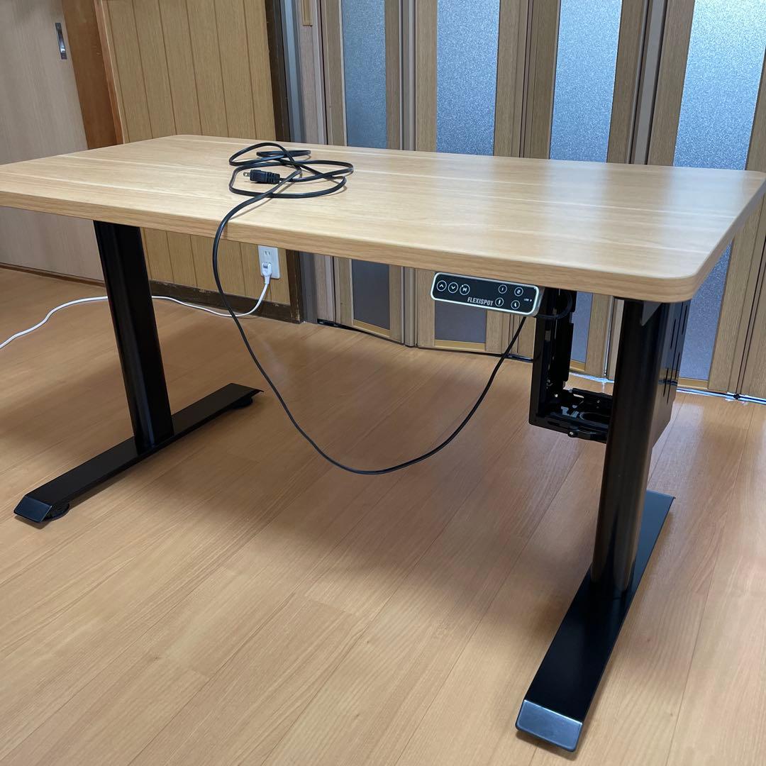 FLEXISPOT E8 電動昇降デスク 120×60cm CPUスタンド付き