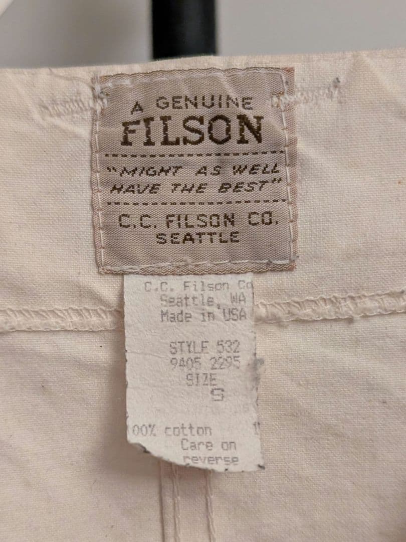 澪*い様 【USA製】FILSON フィルソン フィッシングベスト S スタイル