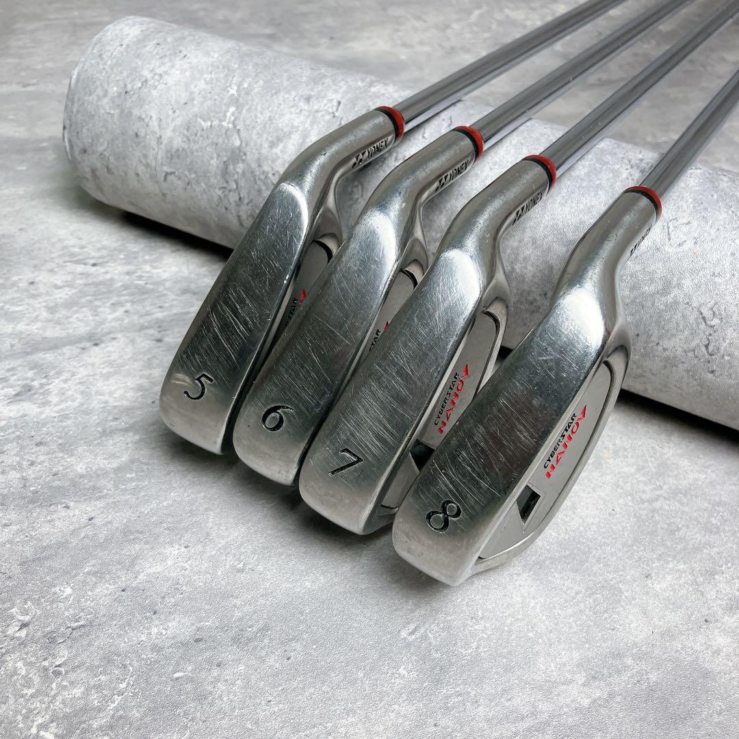 ヨネックス CYBERSTAR NANOV アイアン8本セット FLEX R