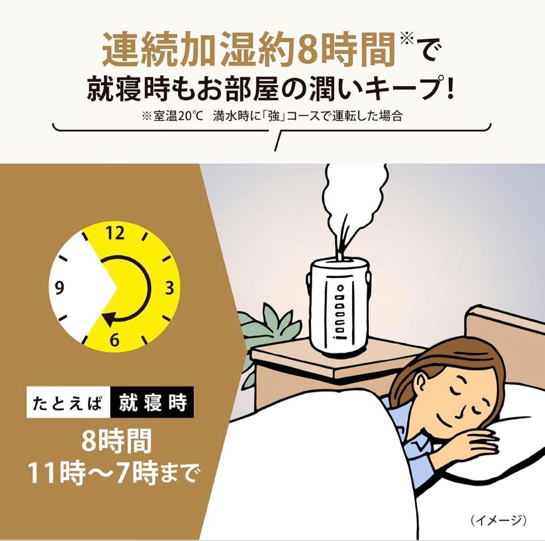 象印 スチーム式加湿器EE-DC50-HA グレー ピカポット付き