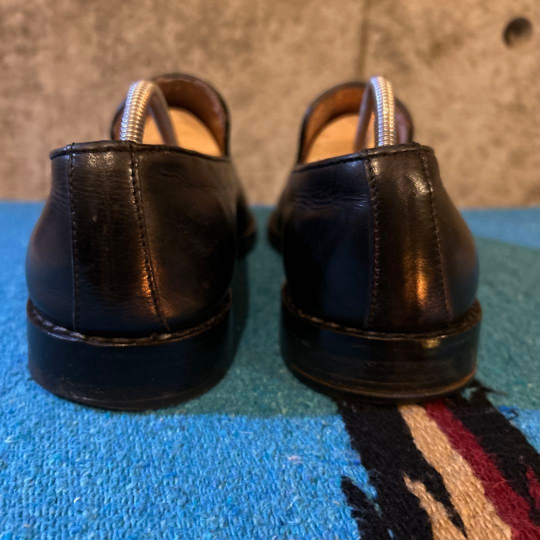 Milton Keynesミルトンキーンズ レザーフラットシューズ ラバーソール