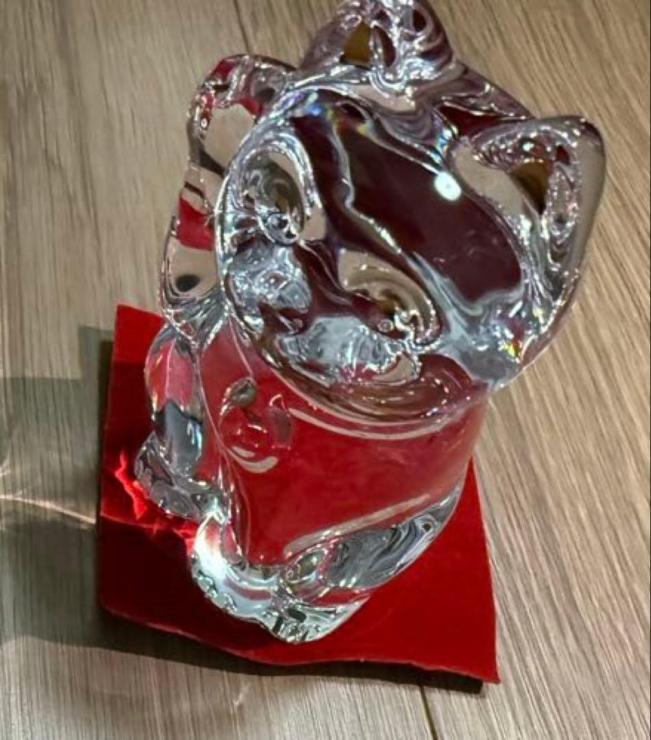 箱有り　baccaratバカラ　招き猫