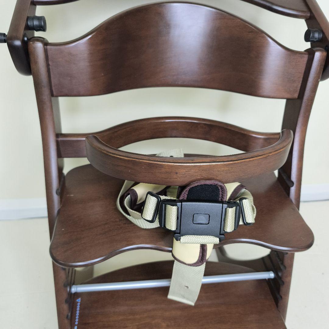 大和屋 すくすくチェアプラス ガードテーブル付 セーフティチェアベルト付