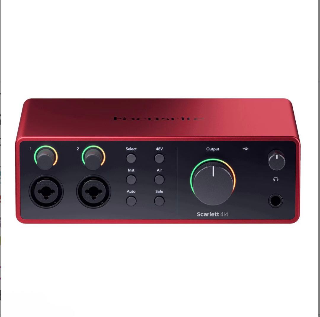 FOCUSRITE Scarlett 4i4 (gen. 4)インターフェース
