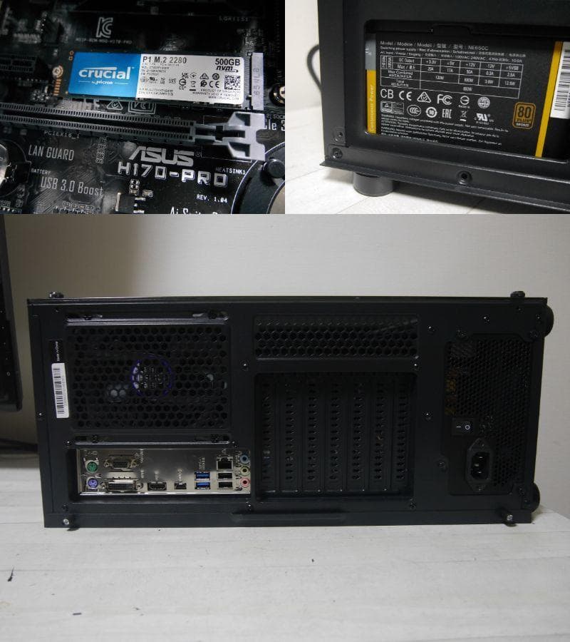 Core i3-6100/16GB/500GBSSD　ザルマン　S4 PLUS