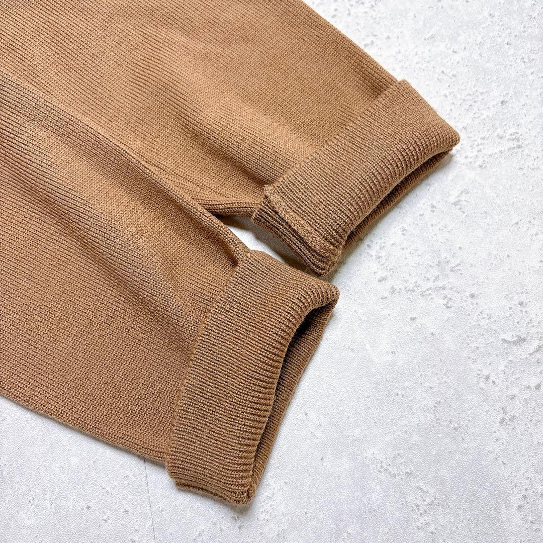 【２０２３】ドゥーズィエムクラス　 WISHクルーネックカーディガン　キャメル