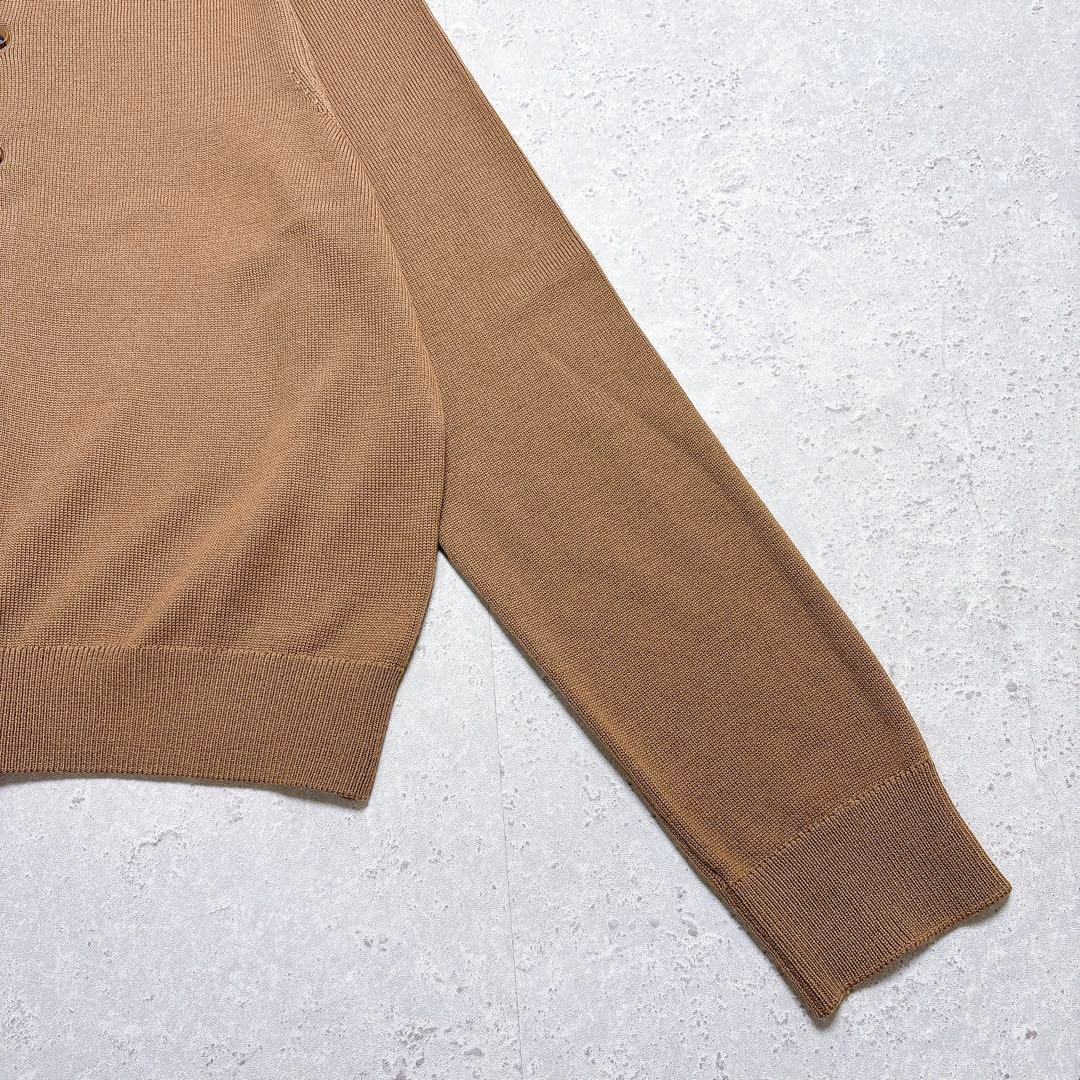 【２０２３】ドゥーズィエムクラス　 WISHクルーネックカーディガン　キャメル