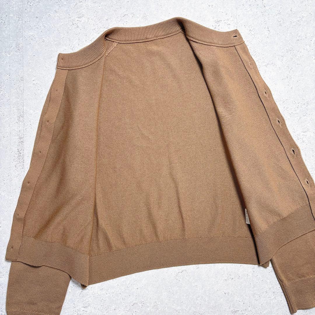 【２０２３】ドゥーズィエムクラス　 WISHクルーネックカーディガン　キャメル