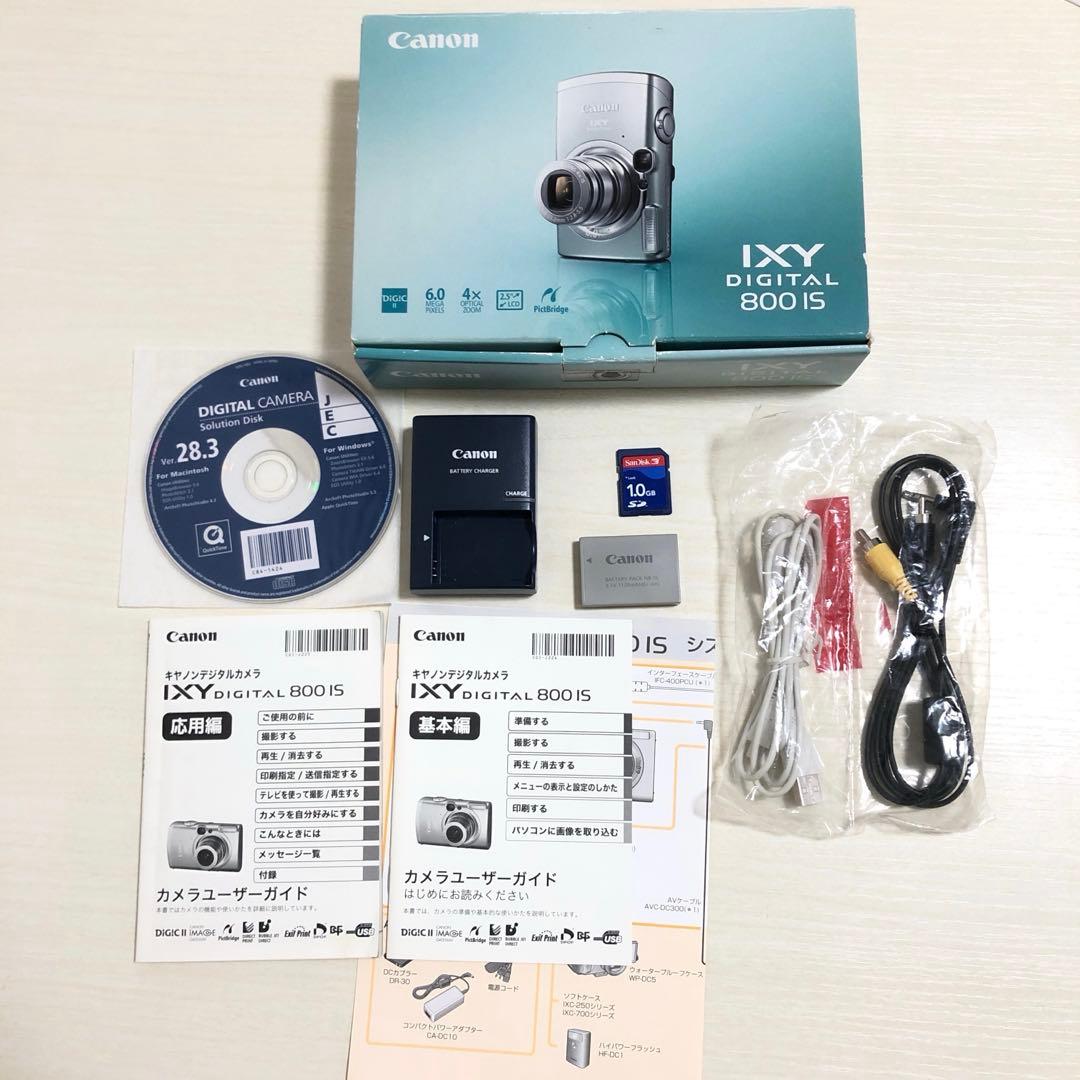 Canon キャノン　IXY DIGITAL 800 IS SDカード付