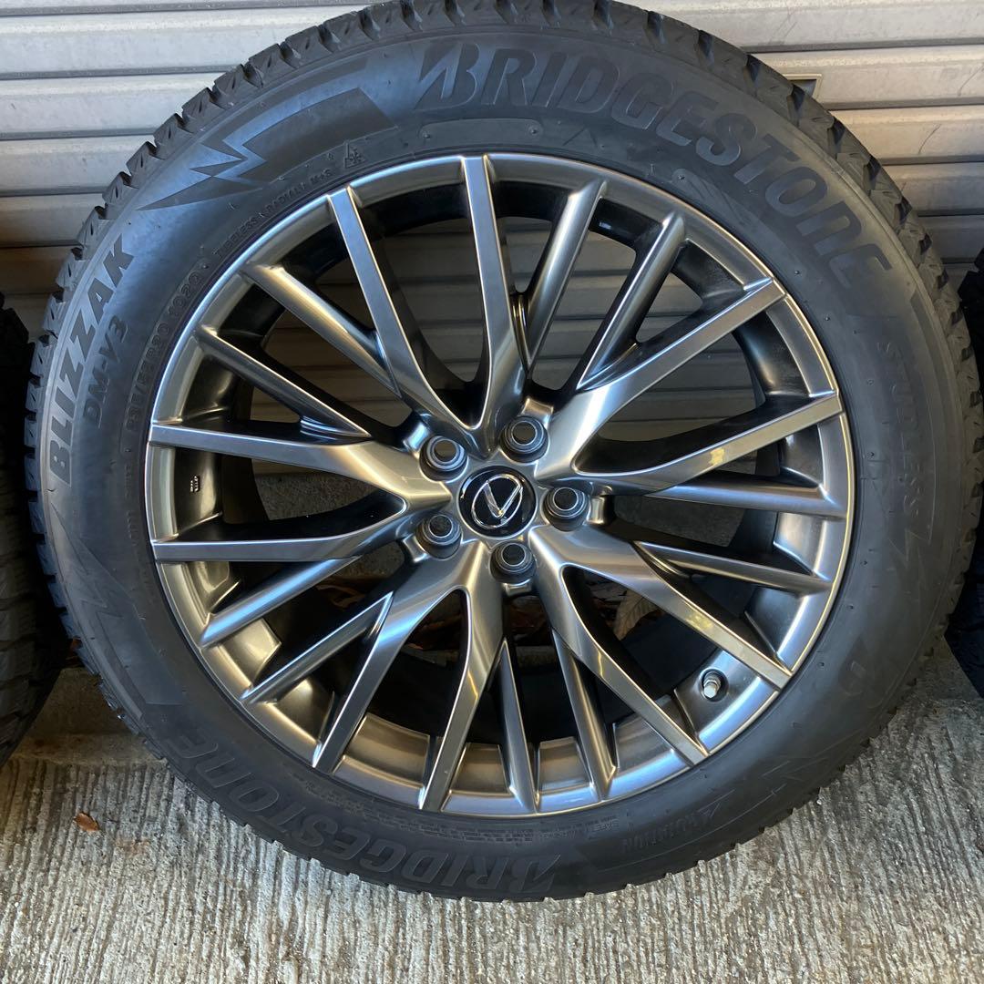 美品レクサスRXＦスポ　ブリヂストン ブリザック 20インチ 純正ホイールセット