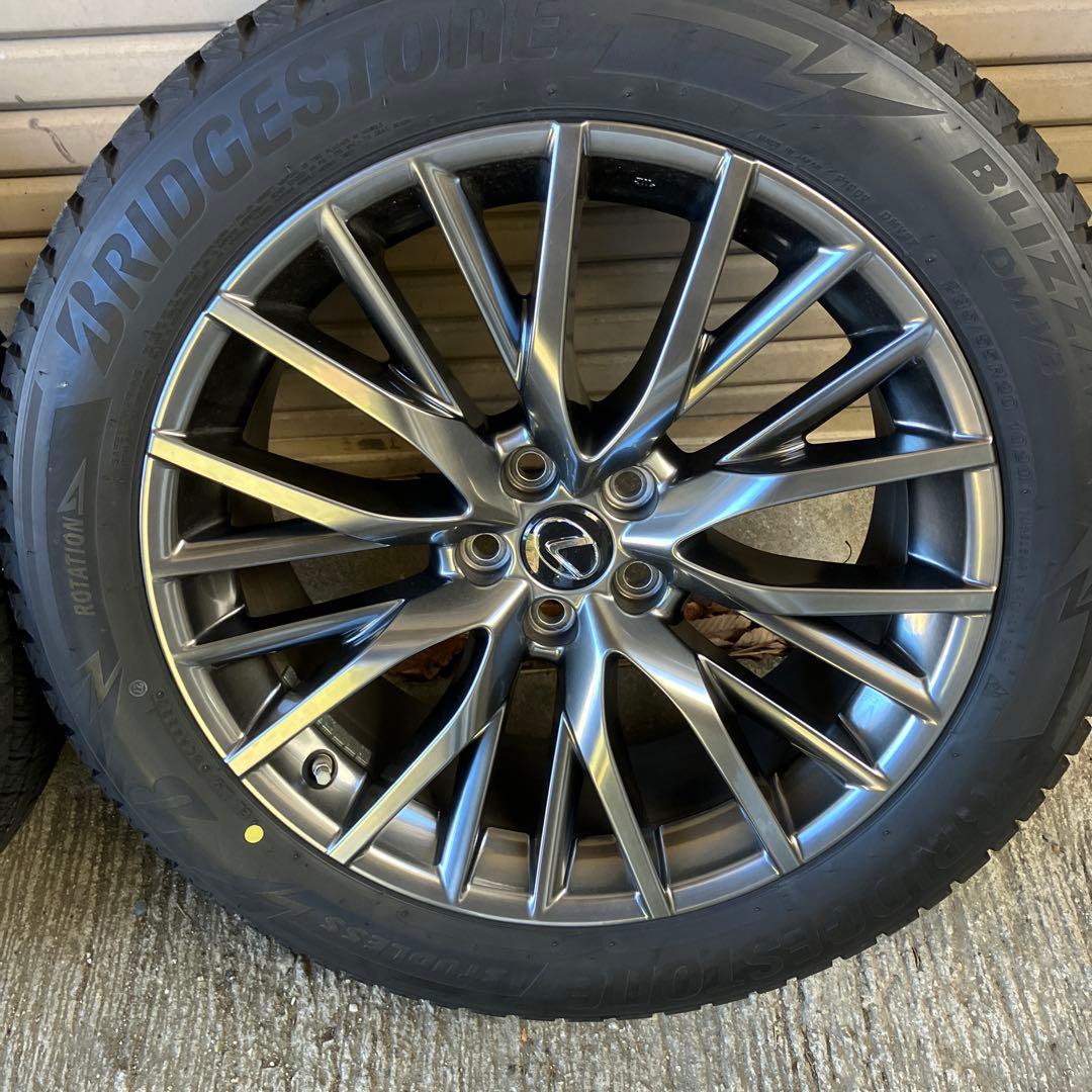 美品レクサスRXＦスポ　ブリヂストン ブリザック 20インチ 純正ホイールセット