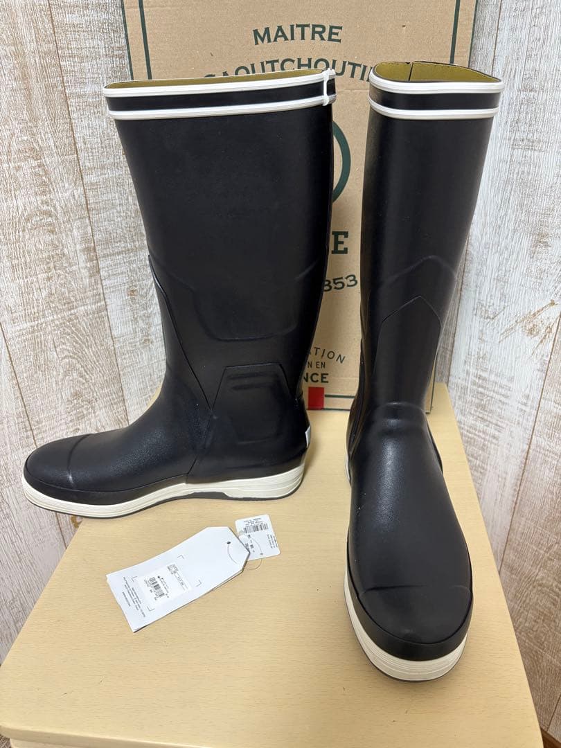 27～27.5㎝☆新品AIGLEレインブーツ44 エーグルラバーブーツ 長靴