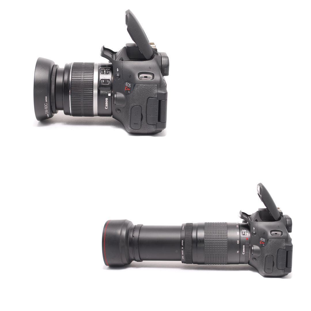 ❤即購入1000円OFF ❤ キャノン Kiss X5 超望遠レンズ Wズーム