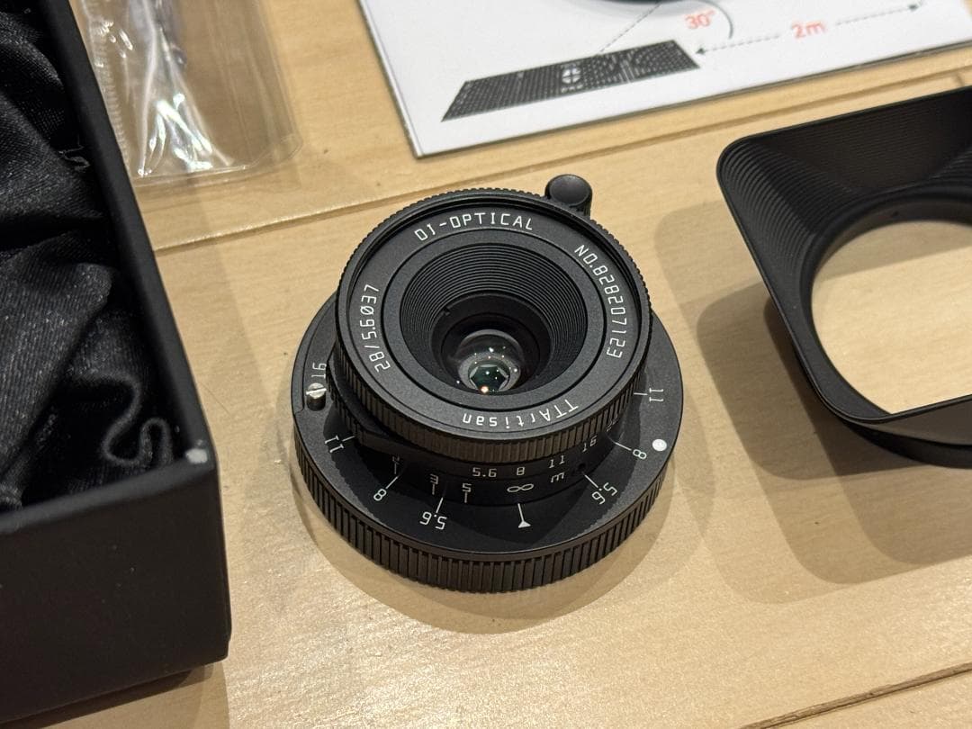 TTArtisan 28mm F5.6 ブラックペイント