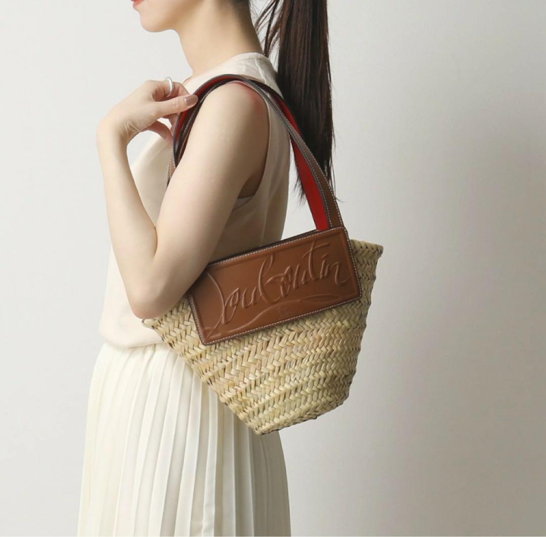ルブタン かごバッグ　美品　ショルダー