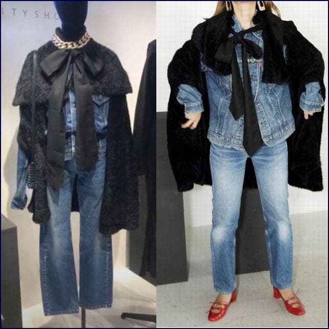 ≪未使用／希少コラボ≫　仙波レナ×CITYSHOP　 SHAGGY CAPE