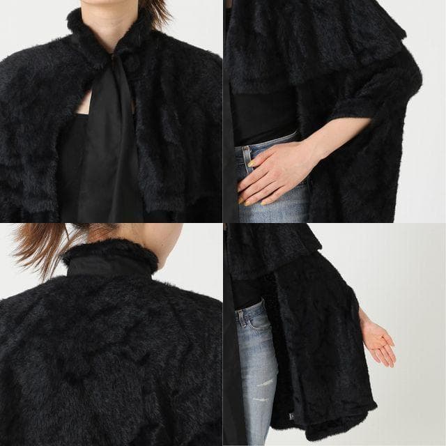 ≪未使用／希少コラボ≫　仙波レナ×CITYSHOP　 SHAGGY CAPE