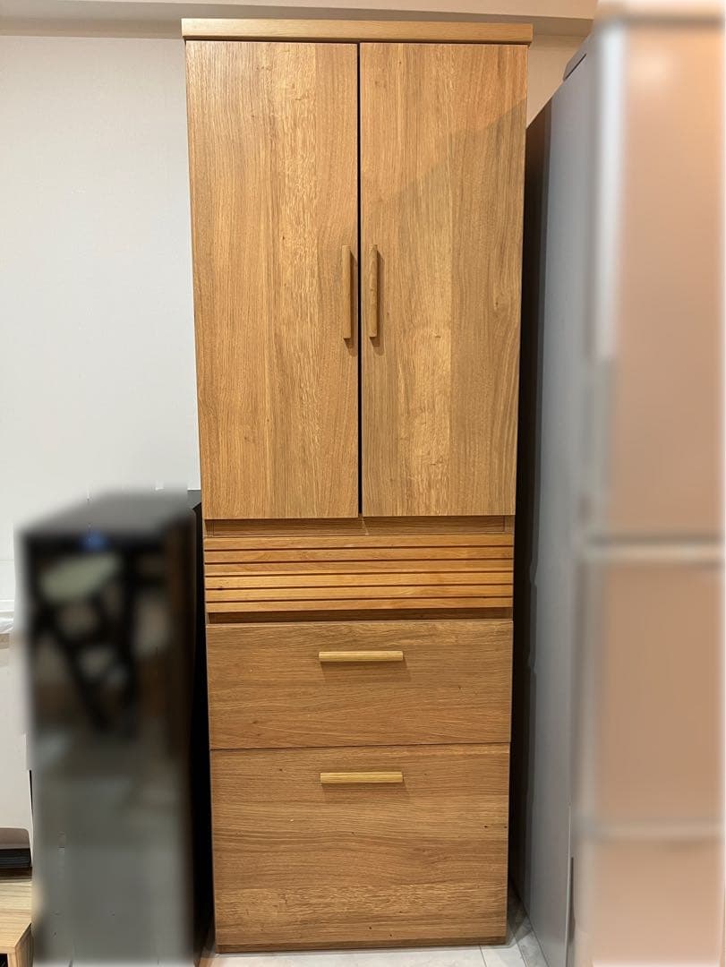 Re:CENO 木製食器棚2つセット