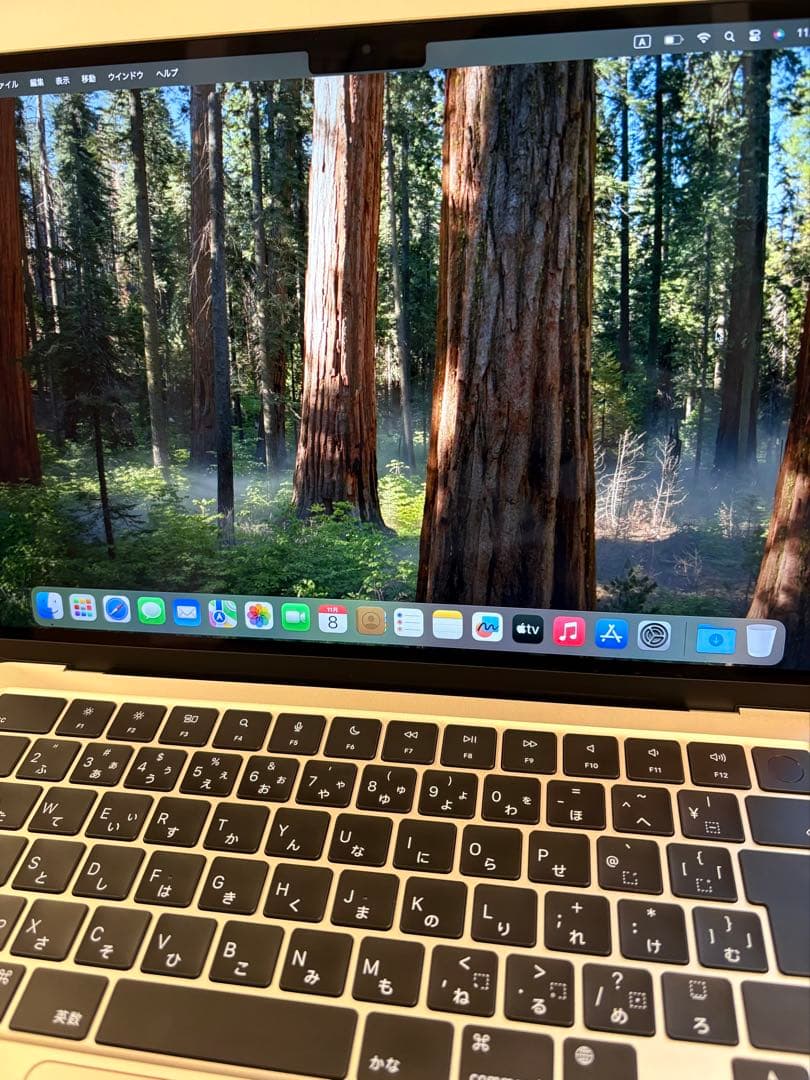 MacBookAir M2 13インチ スターライト 充電ケーブル付き