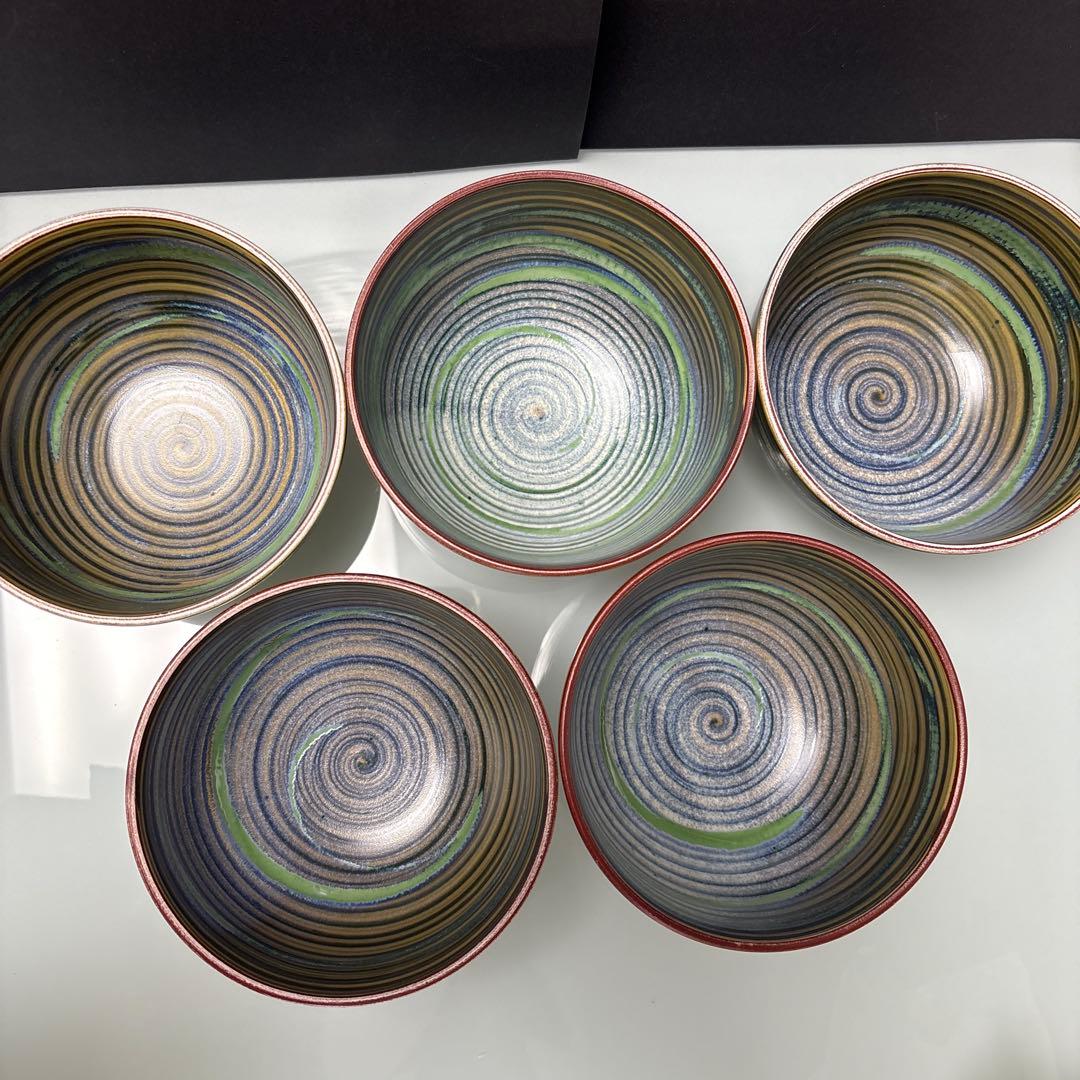 【常滑焼 抹茶碗】茶道具 抹茶茶碗 茶碗 茶器　5セット❗️